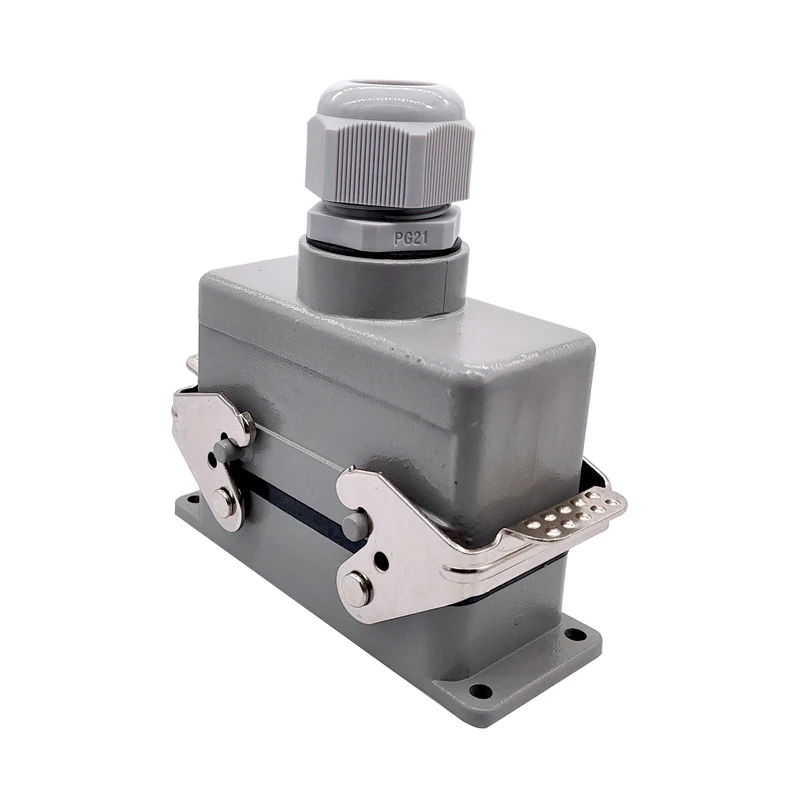 Heavy Duty Connectors HDC-HE-016-1/2/3/4 F/M 16pin 16A 500V Industrial rectangular Connector plug Screw connection