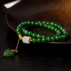 Natural Hetian Jade Luxury Quality Fashion Jewelry Exquisite Elegant Simple High-grade Bracelet Sexy Young Girls Fine Jewelry