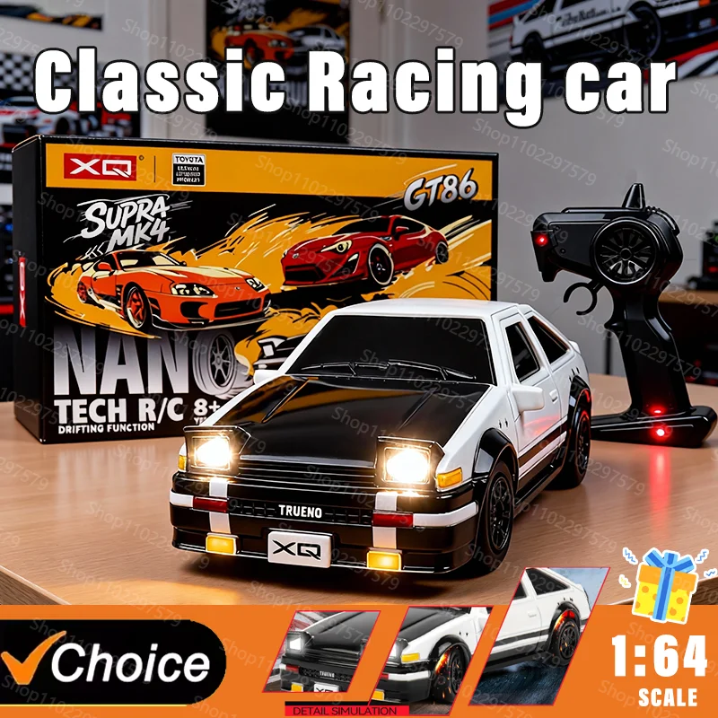 Lighting RC Cars 2.4Gh Remote Contorl 1/64 Stunt Drift Car 2WD High Speed Model Vehicle Toy Gifts For Boys Girls Children Adults