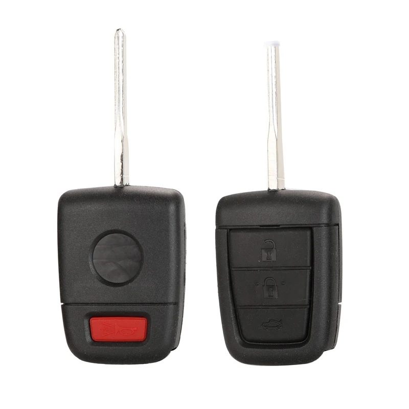 jingyuqin New Remote Car Key Fob Case Shell For Chevrolet Caprice Holden Commodore VE With 3 + Panic 4 Buttons