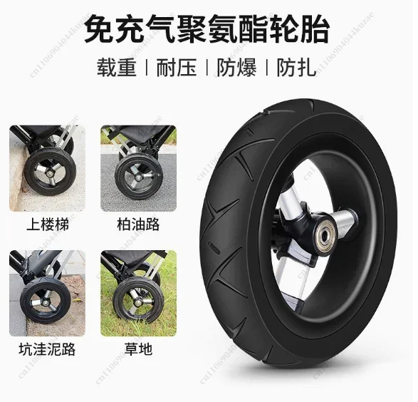 FMT Trailer Folding Small Cart Household Shopping Grocery Cart Pull Goods Rod Cart for Outdoor Large Wheeled Handcart