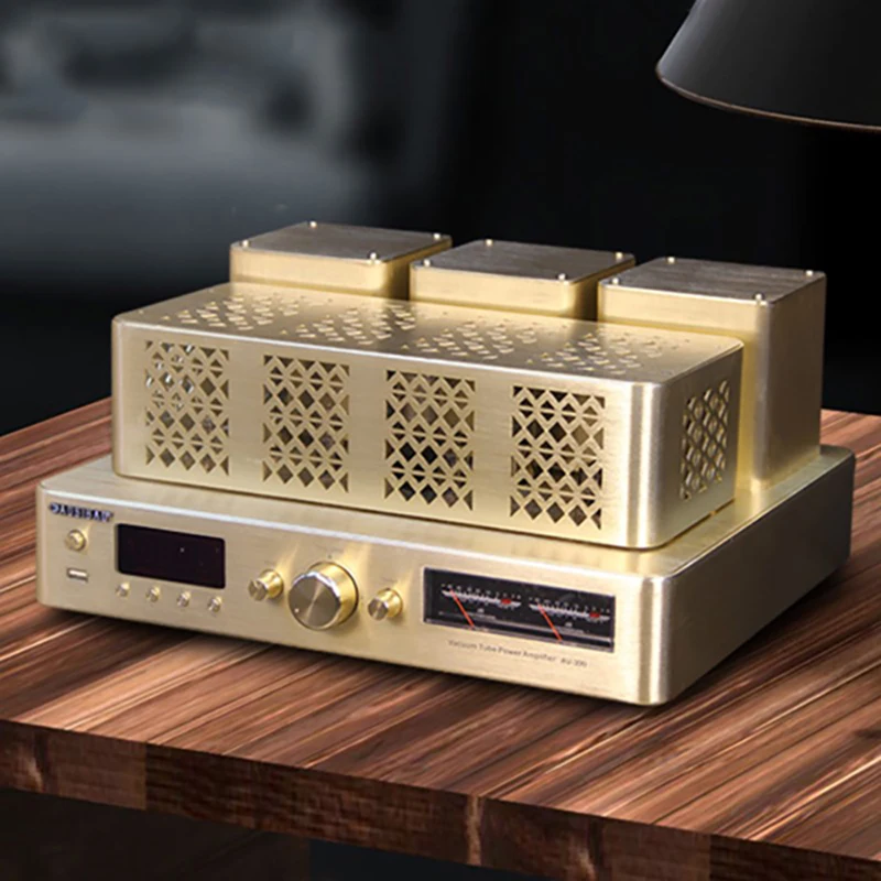 

Ламповый усилитель 2x200 Вт 5,0, Bluetooth-усилитель, предварительный усилитель звука OPT COAX, микрофон для аудио, домашнего кинотеатра, 4/8 Ом, динамики, сабвуферы