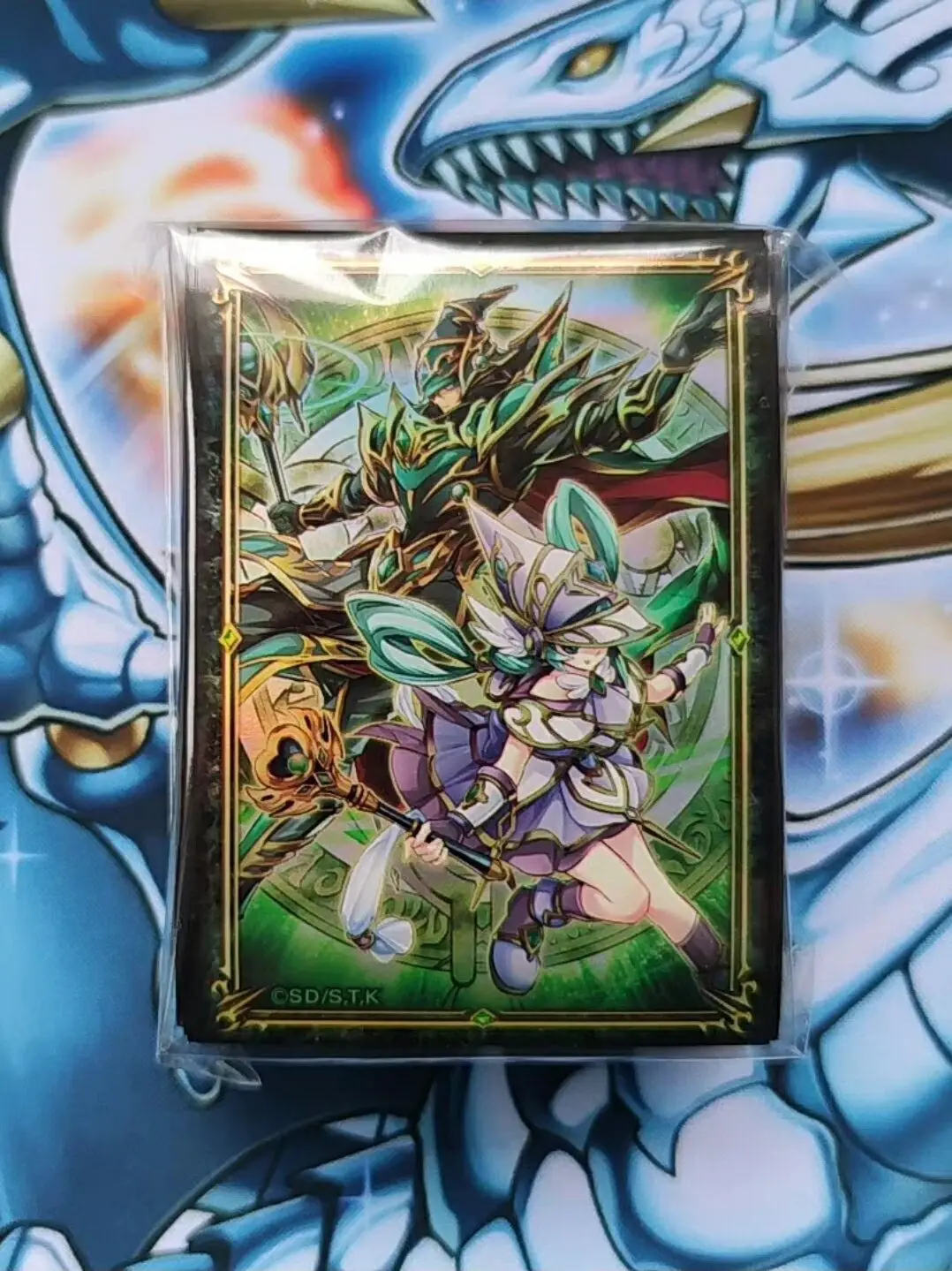 100Pcs Yugioh Master Duel Monsters 25th Magicians of Bonds and Unity Collection Official Sealed Card Protector Sleeves