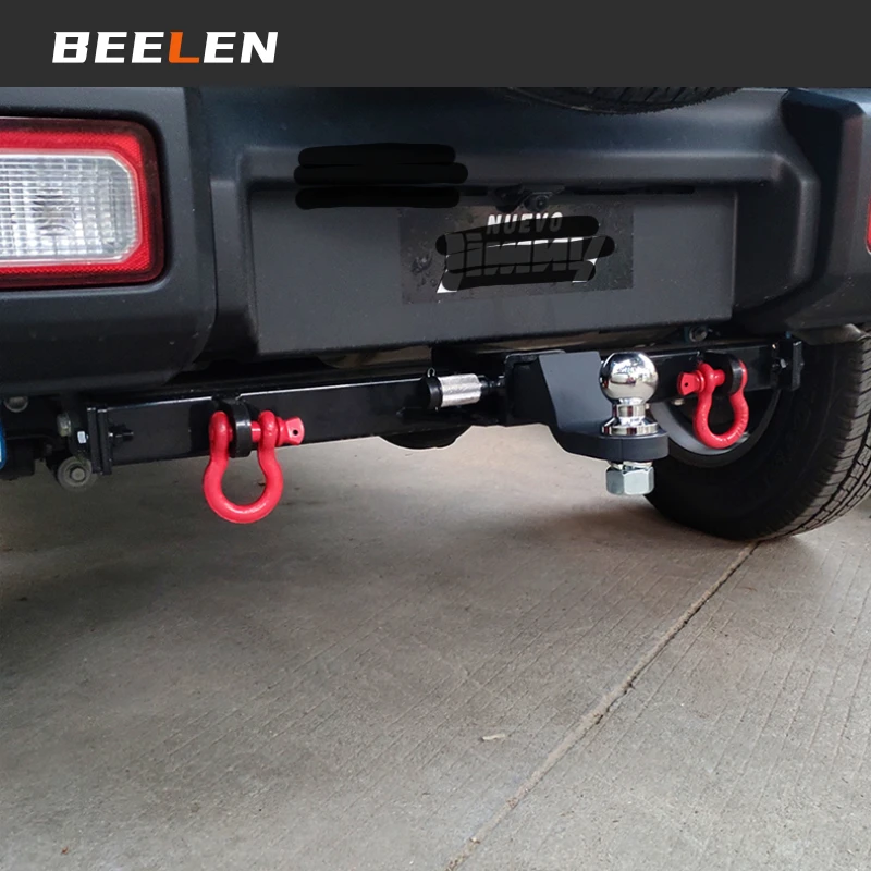 Car Tow Bar Trailer Bar Parts without/with D-Ring For Suzuki Jimny JB64 JB74W 2019 2020 Tow Bar Trailer Arm