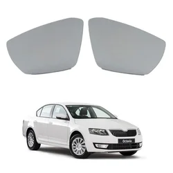 Mirror Glass For Skoda Octavia A7 Mk3 5E Sedan & Combi 2013 2014 2015 2016 2017 Car-styling Door Rear Heated  Mirror Glass