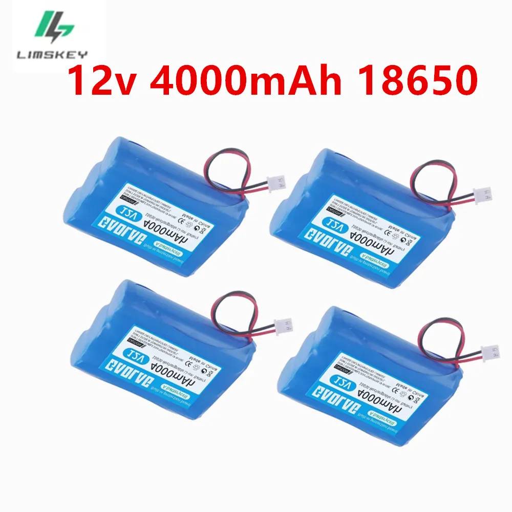 12V 4000mah lithium-ion Battery pack 3s 12.6V 11.1v 18650 Rechargeable Battery 3000mah For Monitor Ups CCTV Camera Battery