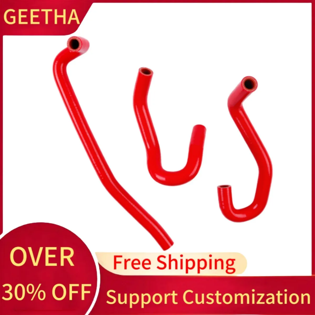 For 2000-2006 Toyota Tundra Sequoia V8 4.7L 4.7 LHD Silicone Heater Hose Kit