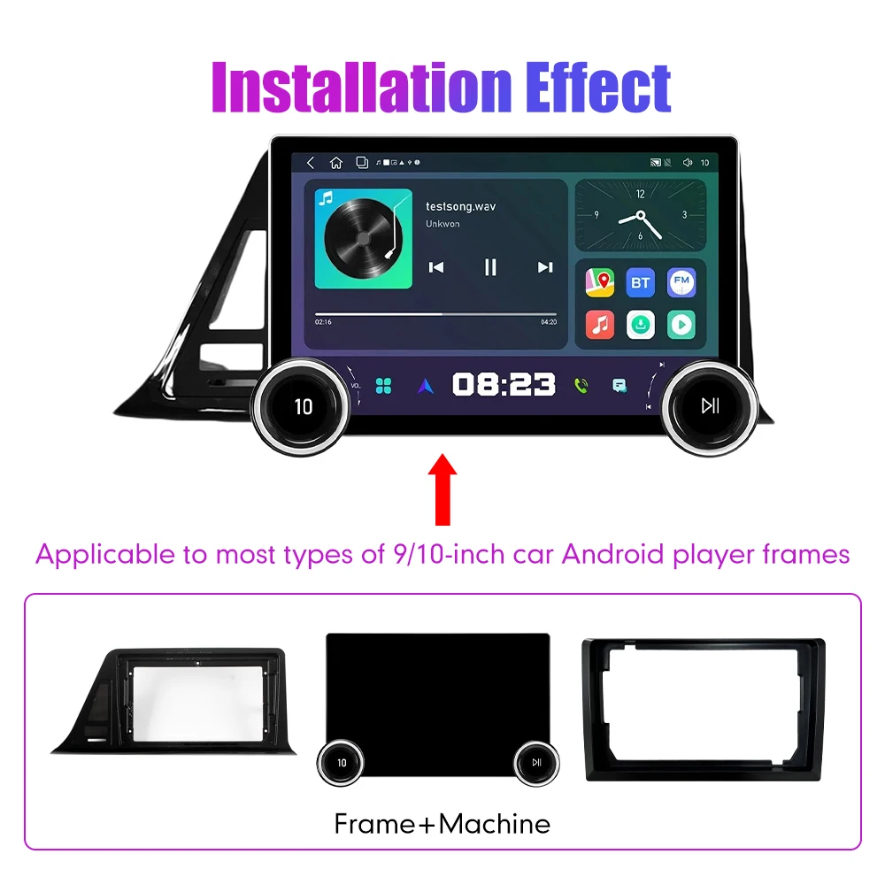 11.8 Inch 2K Double Knobs 2 Din Car Radio For Honda C-Hr 2018 Car Radio DVD Multimedia Video Player Android Auto Carplay