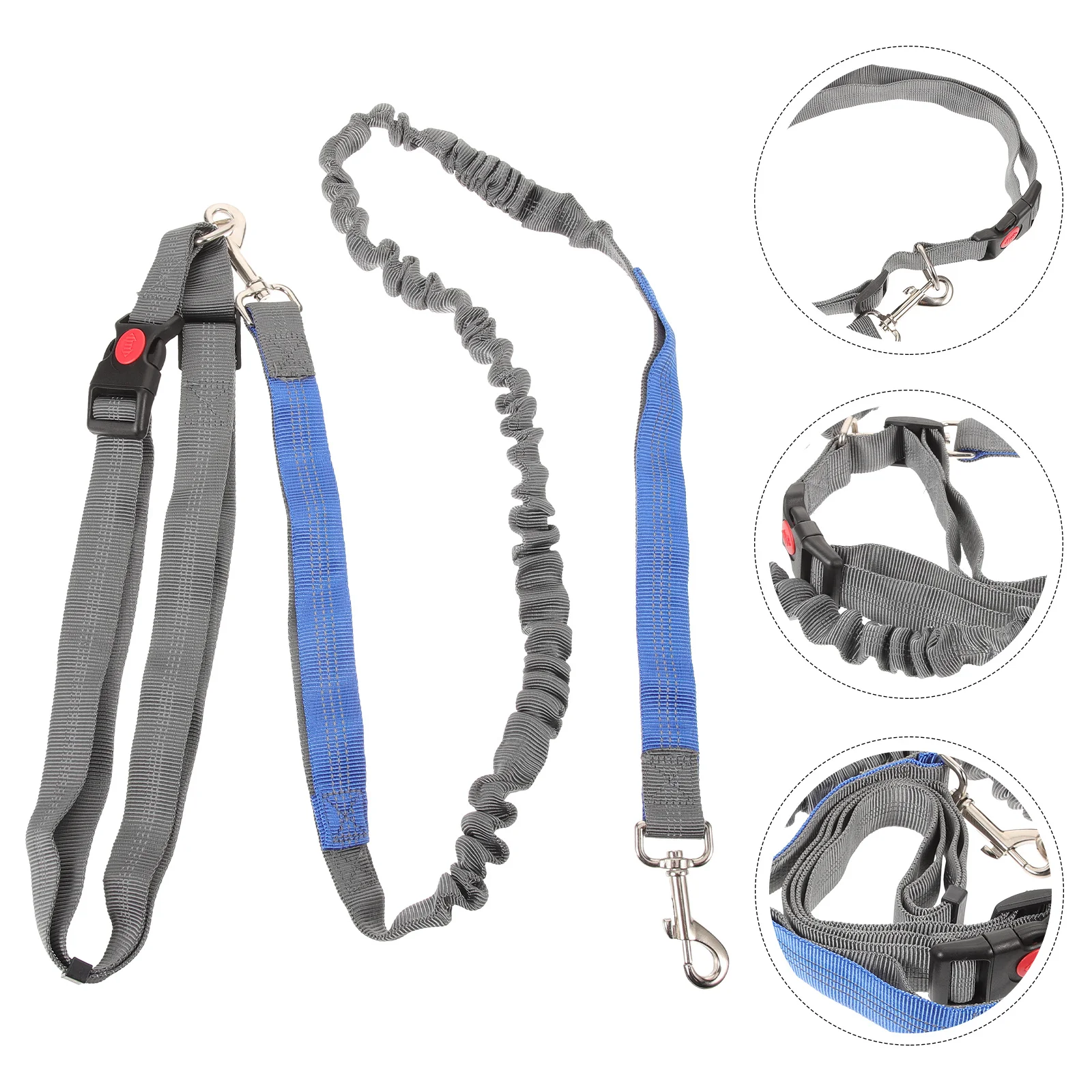 

Hands Free Dog Bungee Leash Waist Belt for Small Medium Dogs Outdoor Running Walking Hiking Jogging Pet Leash Rope