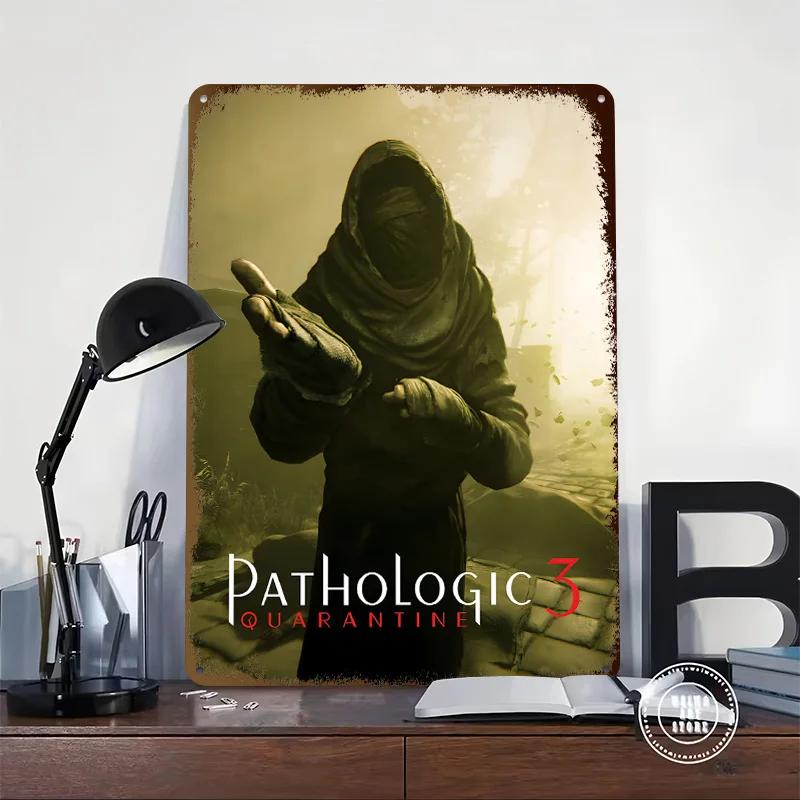 Pathologic 3: Quarantine Game Art Metal Poster Custom Wall Art Retro Vintage Tinplate Signs for Man Cave Apartment Decoration