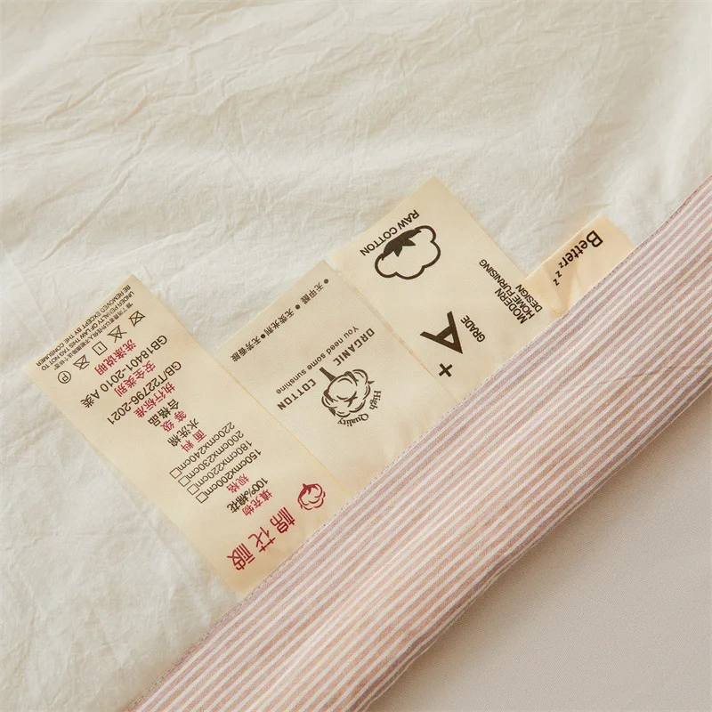 Breathable Hygroscopic Class A Cotton Solid Color Summer Quilt Full Cotton Washable Air Conditioner Quilt For Student Dormitory