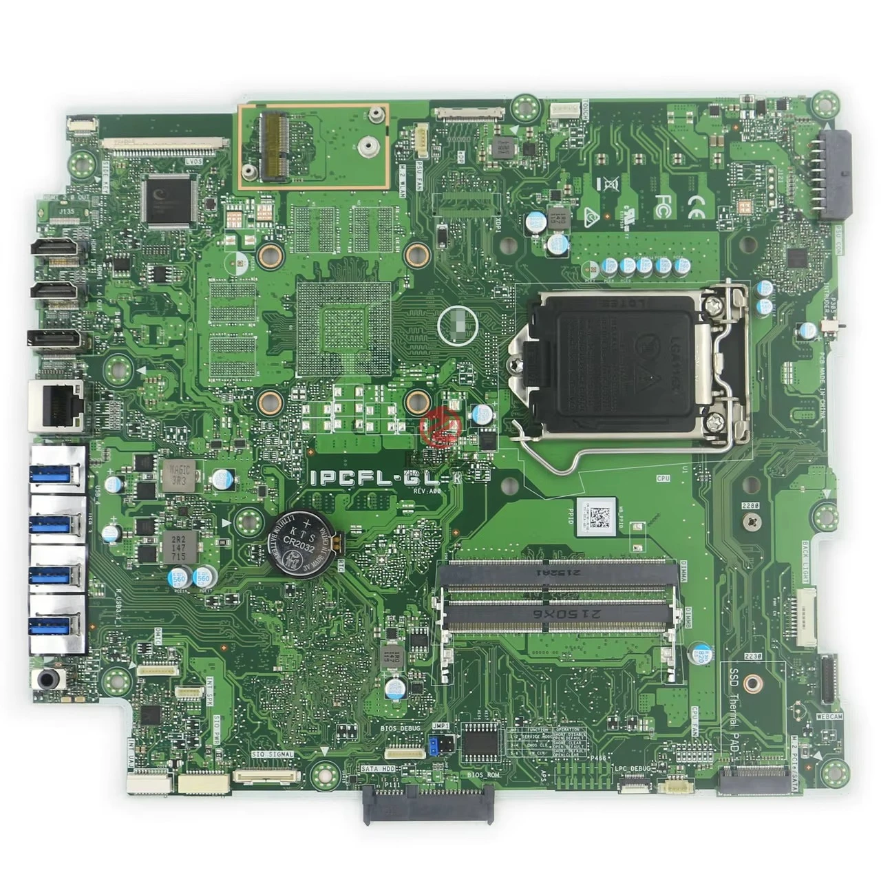

Основная плата для Dell OptiPlex 7470 7770 WC7KF поддерживает процессор 9-го поколения