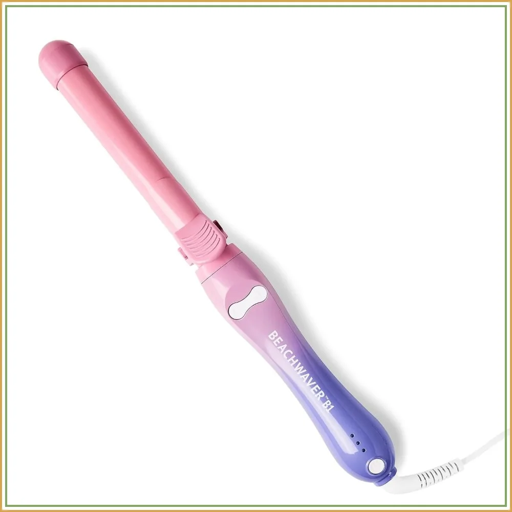 1" Rotating Curling Iron, Ceramic Barrel, 3 Heat Settings, Auto-Rotate