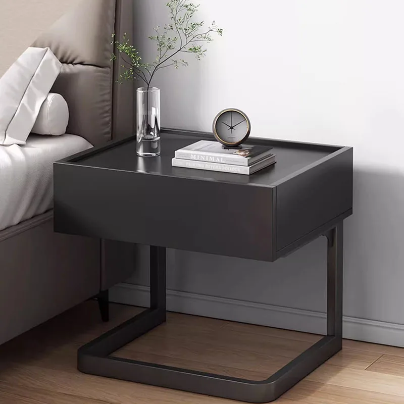 Mesa de noche de almacenamiento minimalista para dormitorio, cajón moderno, mesa de noche nórdica, Comodini Simple de lujo, cámara Da Letto, muebles para el hogar