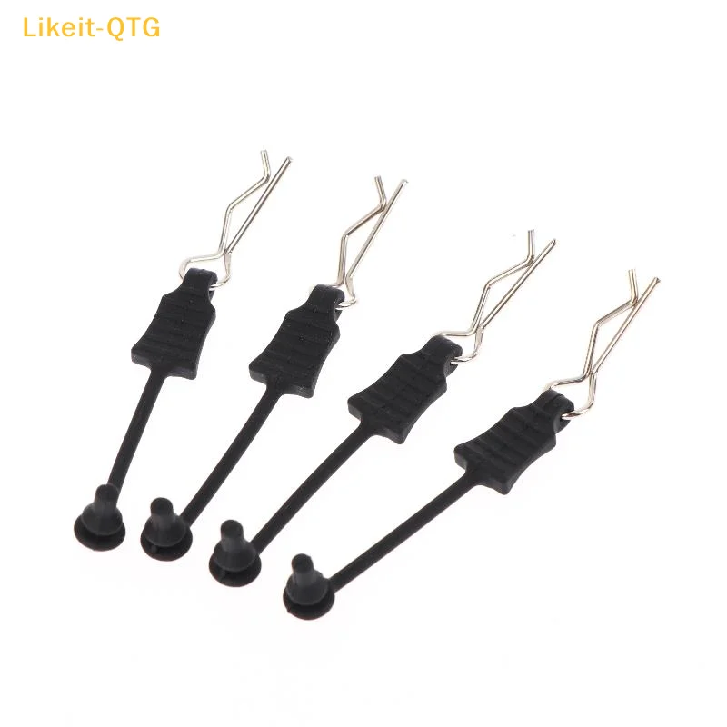 

NEW 4Pcs For 1/10 1/8 Scale RC Model Car Granite Kraton 6s Upgrade Parts Universal Silicone Gel Body Clips Retainer