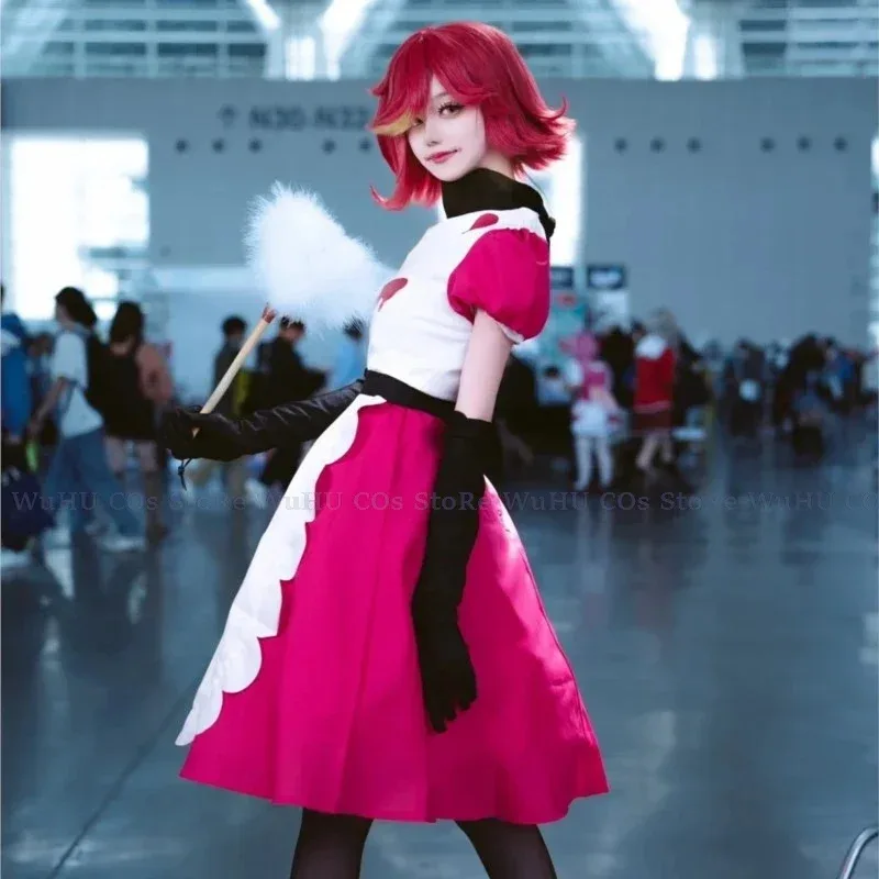 Az15Niffty Anime Hazbin Niffy Hotel traje lindo diablo ropa de juego de rol uniforme Cosplay fiesta de Halloween vestido de mujer