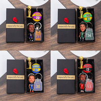 Star Basketball Sneakers Figurines 3d Keychains Backpacks Pendants Popular Student Gifts Gift Boxes Souvenirs