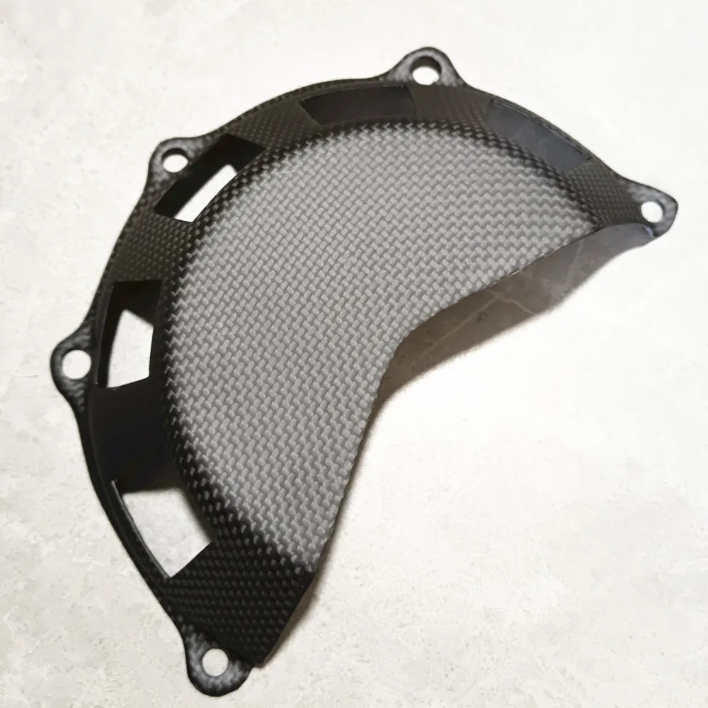 Motorcycle Carbon Fiber (Air Cooled 4V Engine) Vented Dry Clutch Cover for DUCATI