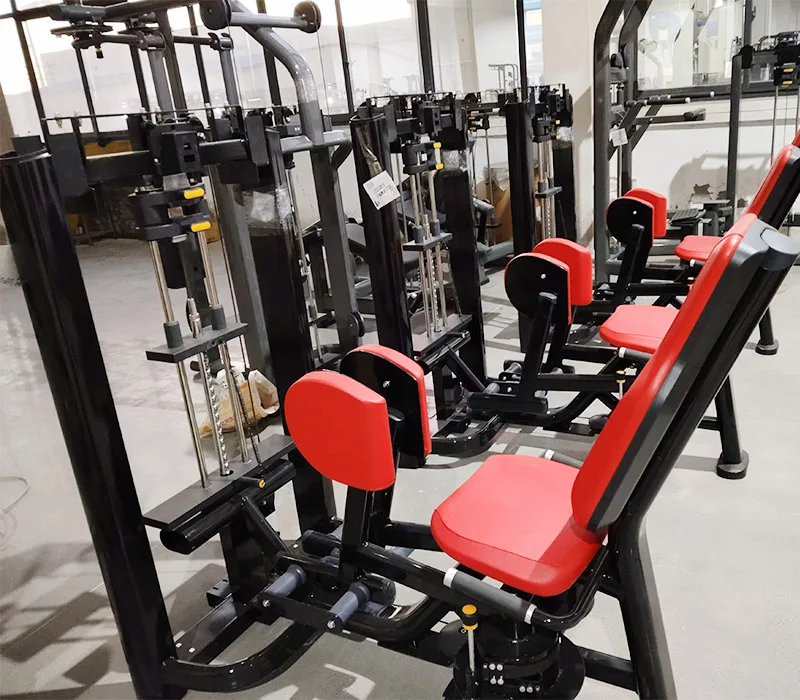 معدات الفخذ الداخلي لصالة الألعاب الرياضية المصممة الجديدة لتدريب الساق لآلة محملة بدبوس اللياقة البدنية