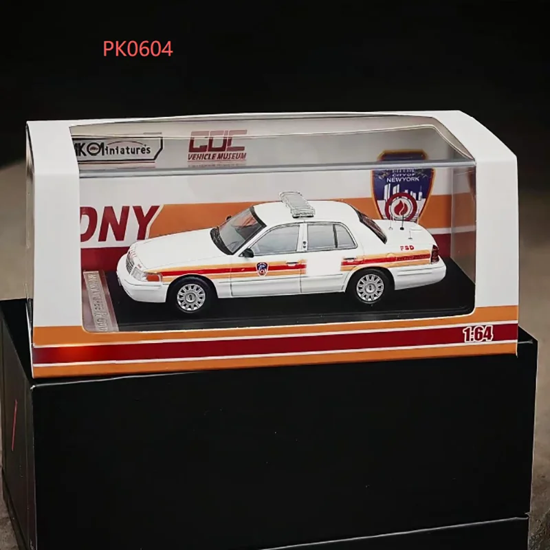 Diecast 1:64 Scale Alloy Fire Emergency Vehicle Car Model Finished Product Simulation Toy Collection Gift Static Display