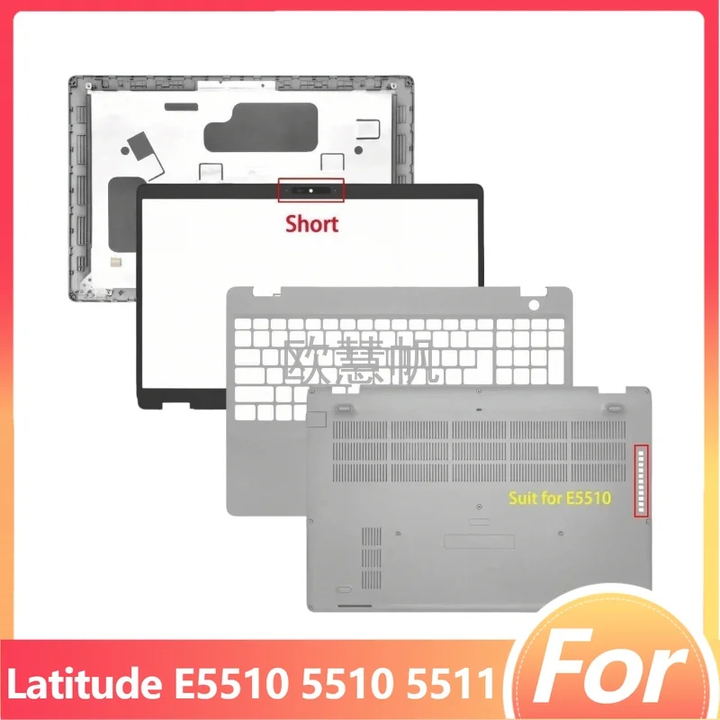 Nuevo para Dell Latitude E5510 E3551 E5511 Precision 3551: Cubierta Trasera LCD/Marco Frontal/Cubierta Superior del Reposamanos/Carcasa Inferior/Bisagras