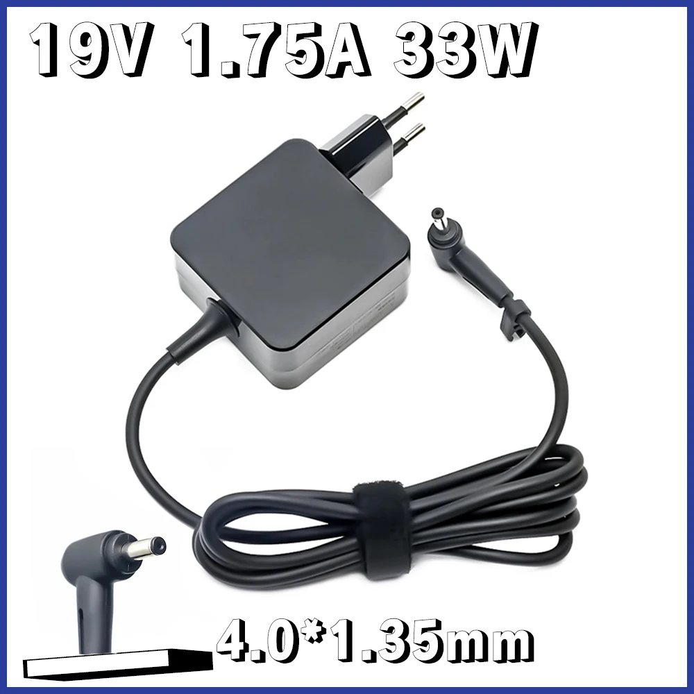 

19V 1.75A 33W 4.0*1.35mm AC Laptop Charger Power Adapter For ASUS ADP-33AW S200E X202E X201E Q200 S200L S220 X453M F453 X403M