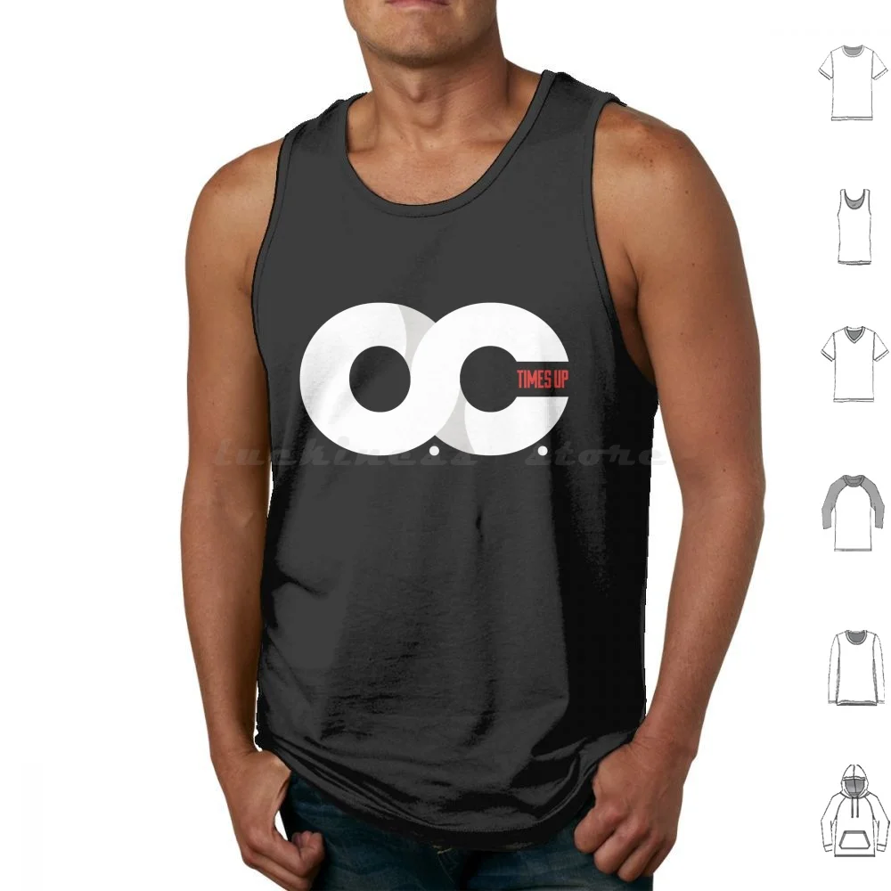 Time's Up Tank Tops Vest Sleeveless Hip Hop Hip Hop Head Real Hip Hop Hip Hop Culture Underground Hip Hop Rap Rapper