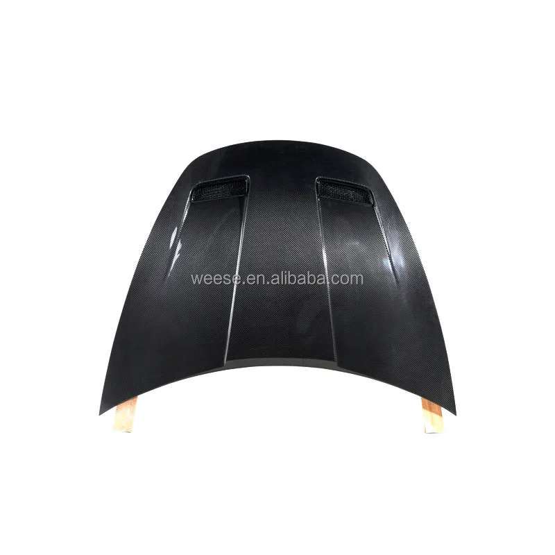 

WEESE V Style Dry Carbon Fiber Front Engine Bonnet Hood Cover for Teslal Model 3 Support OEM