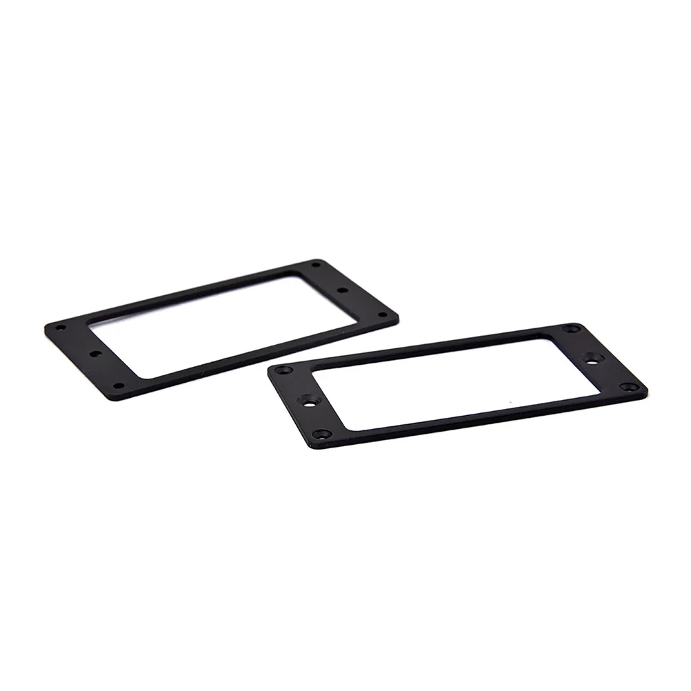 

2Pcs Metal Humbucker Frame Curved Bottom Replacement for Guitar Pickup Ring Durable Guitar Parts Accessories