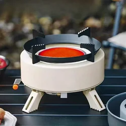 Outdoor Portable Gas Stove Picnic Windproof Card Furnace Camping Cookware Set Tea Cooking Infrared Separable Heater For Travel