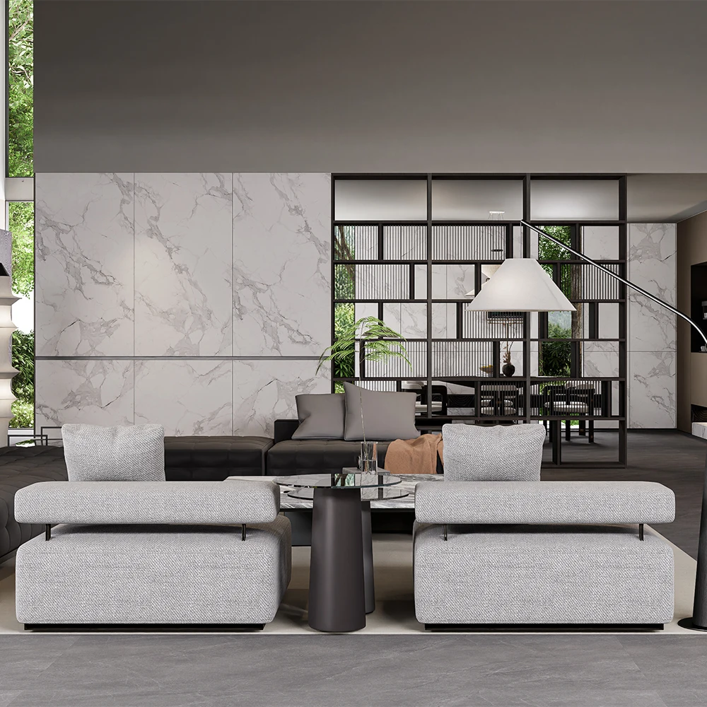 #Modern Double-Sided Stone Grain Wall Paneling, Custom Decorative Wainscoting for Living Room/Commercial Use