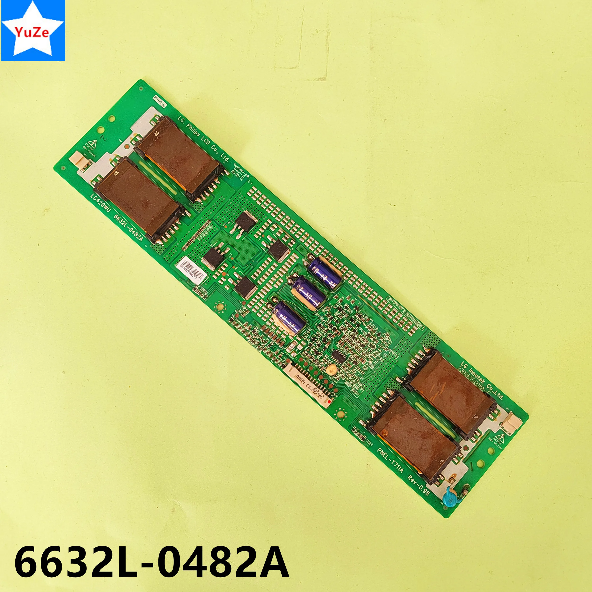 

6632L-0482A LC420WU 2300KTG008A-F PNEL-T711A REV-0.98 Inverter Board for 42LB50C 42LB5DC 42LD450 42LG50 42LG70 42LG7000 TV