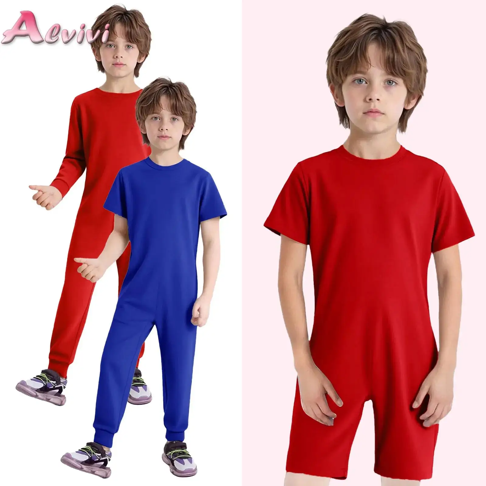 

Unisex Kids Special Needs Adaptive Clothing Long Sleeve Invisible Zipper One Piece Cotton Jumpsuit Ideal for Wearing All Day