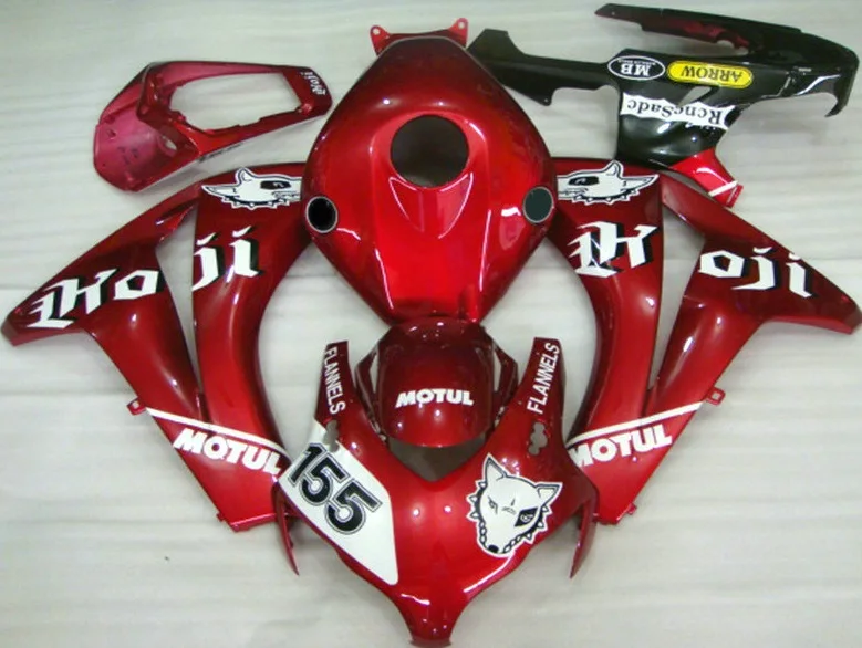 

Dor-Injection mold Red fairings for CBR1000RR 2008 2009 2010 2011 fairings cbr1000 rr 08 09 10 11 12 bodyworks