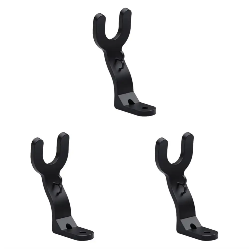 3PCS Wall Mount Motorcycle Helmet Hook Racks Multipurpose Practical Storage Shelf with Installation Accessories Durable