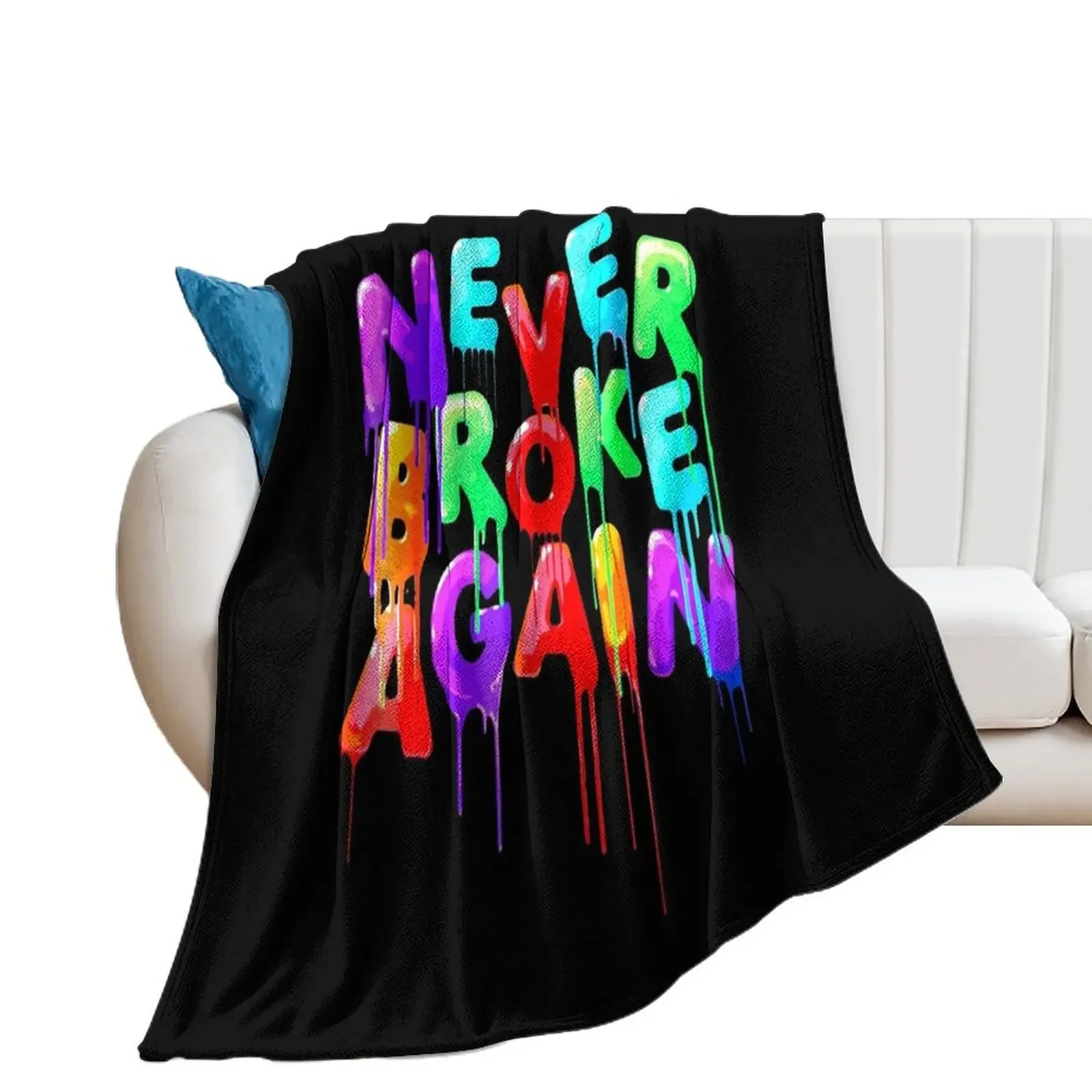 Never Broke Again Throw Blanket Hair Cute Luxury Throw Blankets