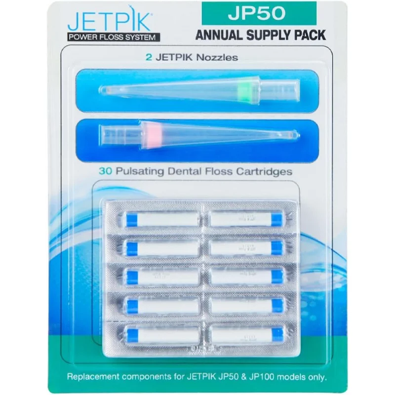 JP50 Annual Pack Contains A Whole Year Supply for Your JP50 Series Power Floss Use