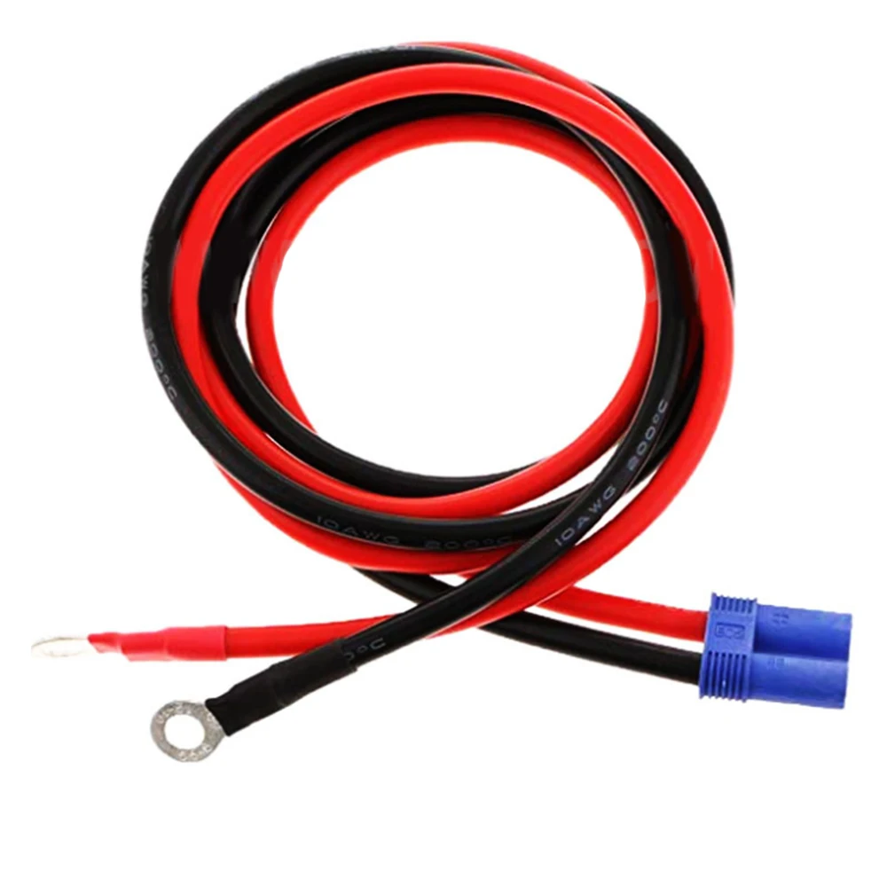 

50CM EC5 Female Connector to Ring Terminal Extension Cord Cable 10WAG 12-36V