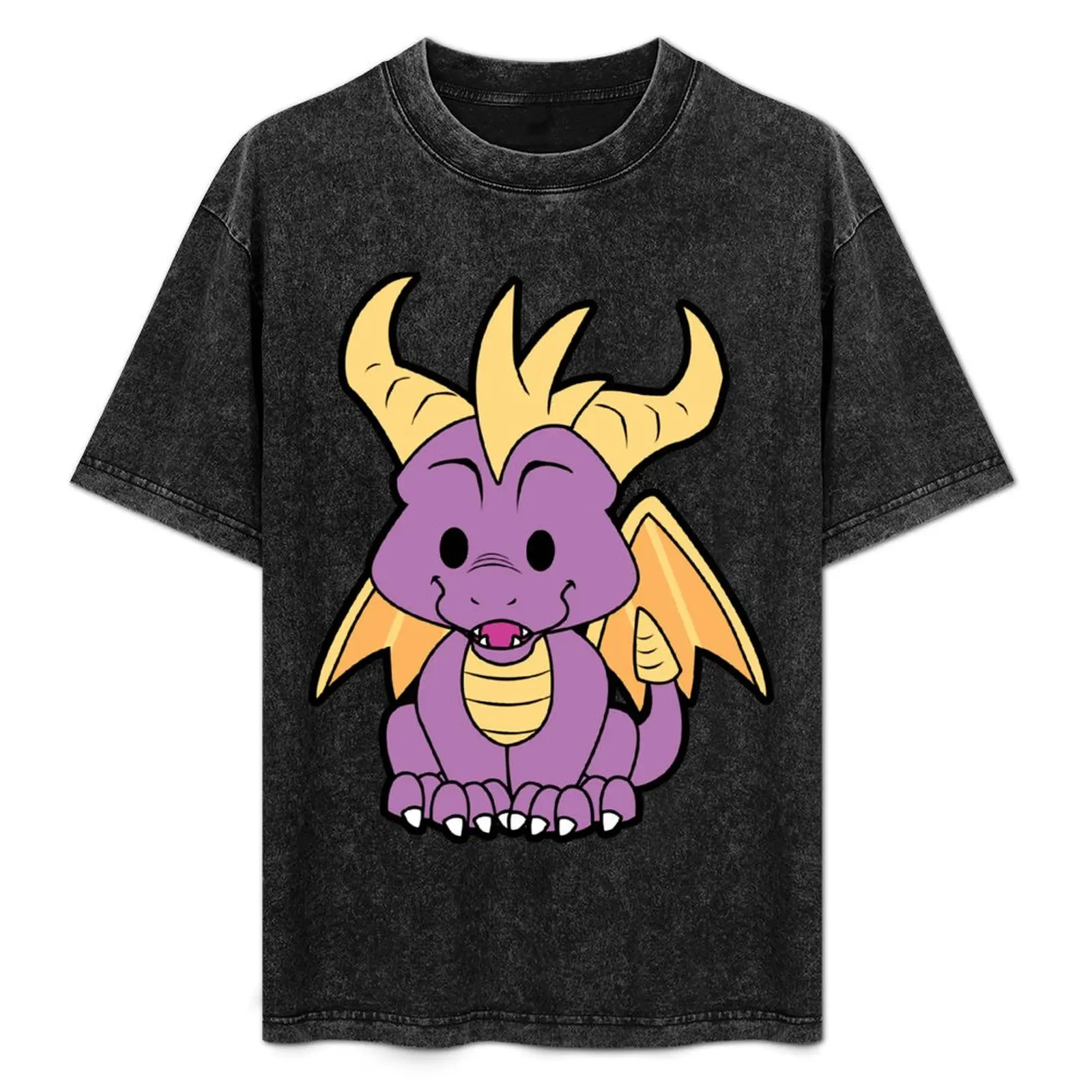 Spyro Chibi Mo0 T-Shirt Large Size Short Sleeve T-Shirt — купить у AliExpress WW