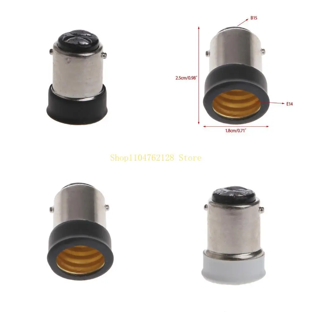 

B15 Male to E14 Female Lamp Bulb Socket Light Extender Adaptor Converter Holder best sale