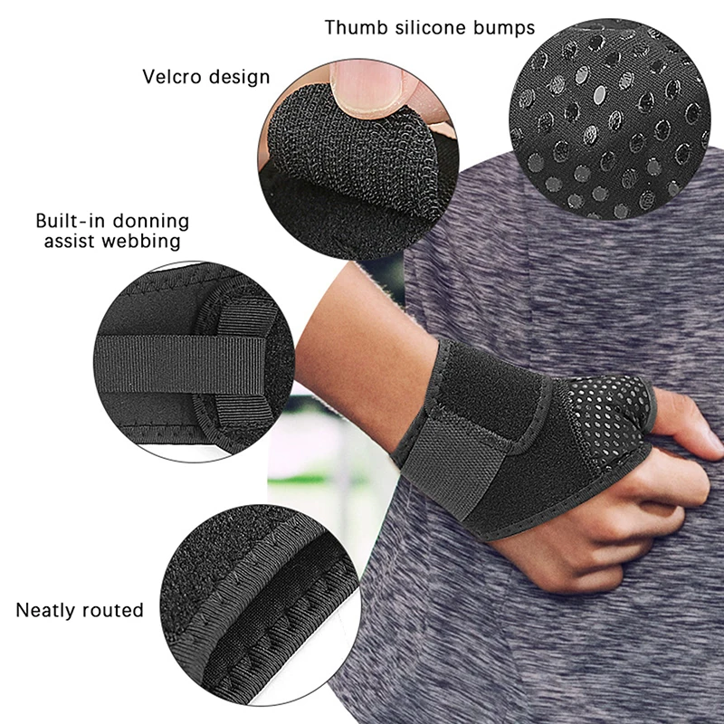 1PC Thumb Splint Stabilizer Wrist Support Brace Protector Carpal Tunnel Tendonitis Pain Relief Right Left Hand Immobilizer