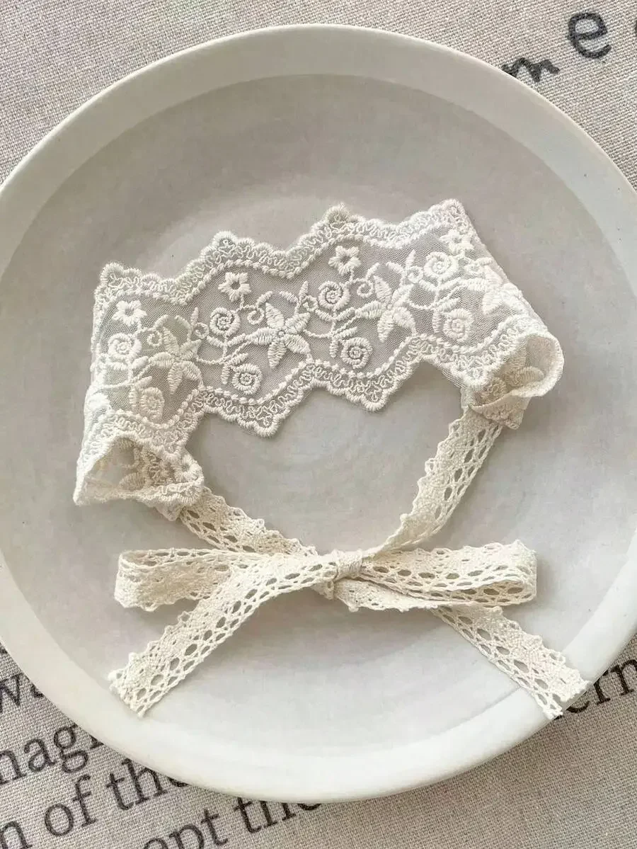 

Vintage Floral Lace Headband For Women Bohemian Style Decorative Hair Accessory