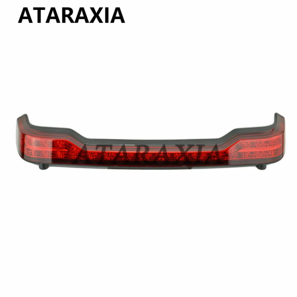 Motorcycle LED Rear King Tour Pack Tail Light Turn Signals Running Brake Light For Harley Touring Electra Road Glide 2014-2023