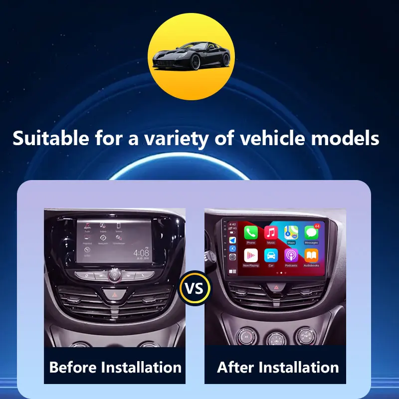 10 بوصة راديو السيارة مشغل وسائط متعددة لأوبل كارل فين فاست فاديل 2017 - 2020 اللاسلكية CarPlay DSP ستيريو لتحديد المواقع والملاحة بلوتوث