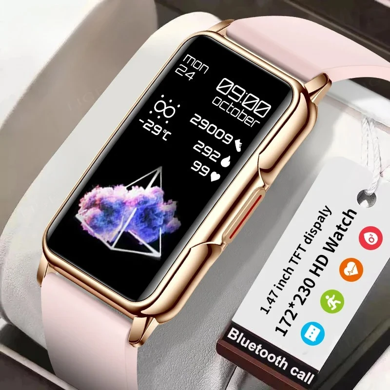 2026 Xiaomi  Smart Bracelet Women Smartwatch Men Heart Rate Blood Oxygen Waterproof Sport Smart Band Watch For Ladies +Gift