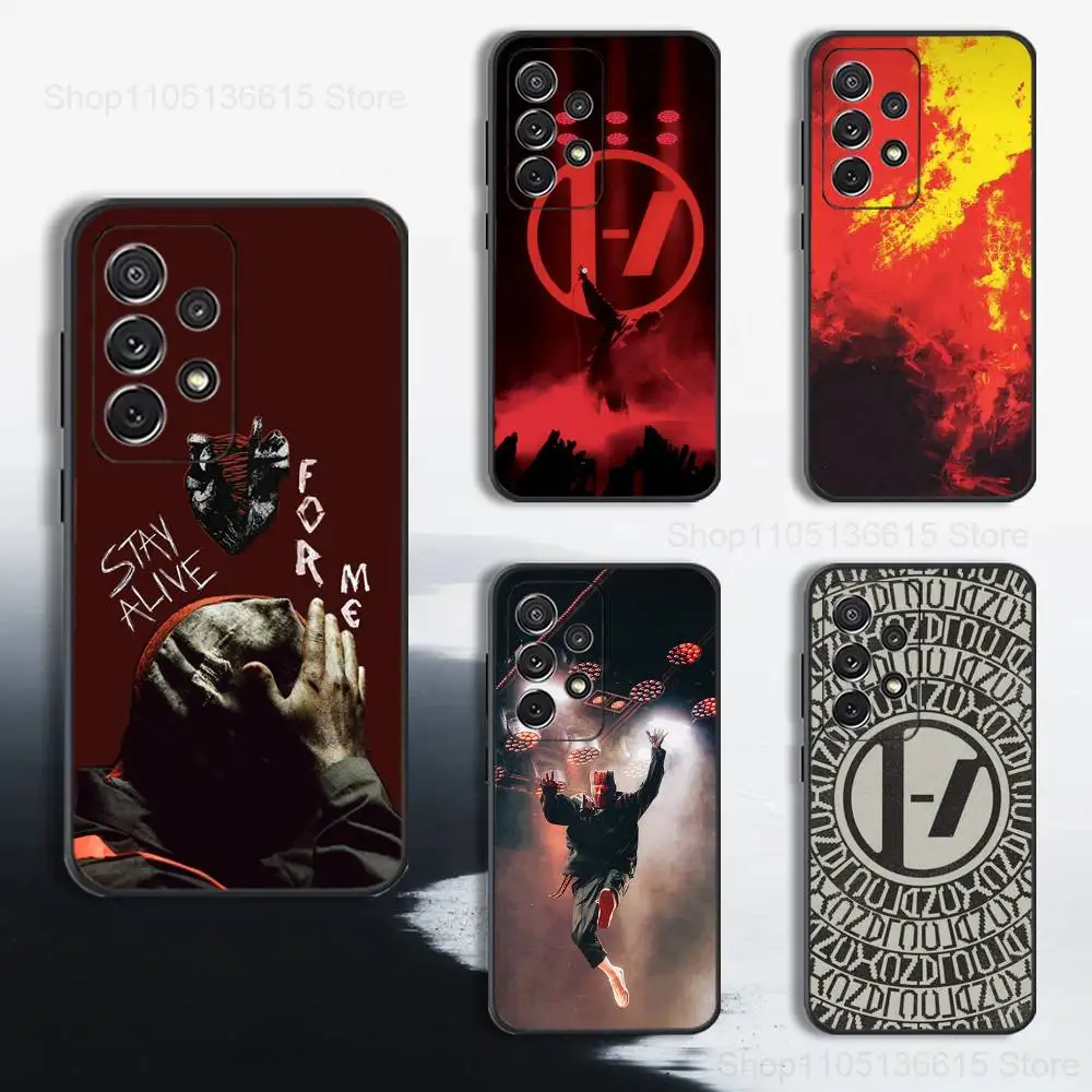 

Band T-Twenty One P-PILOTS Phone Case For Samsung S25,S24,S23,S22,S21,S20,S10,Ultra,Plus,Lite,FE,Soft Silicone Black Cover