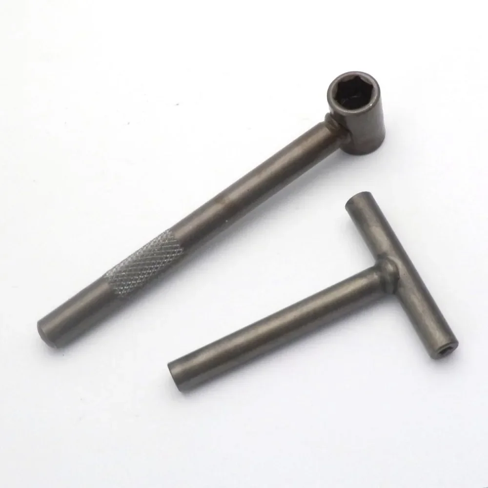 Motorcycle Engine Valve Adjustment Tool Square Hexagon Socket T Spanner Valve Screw Wrench 8mm 9mm 10mm Feeler Gauge 0.02 to 1mm