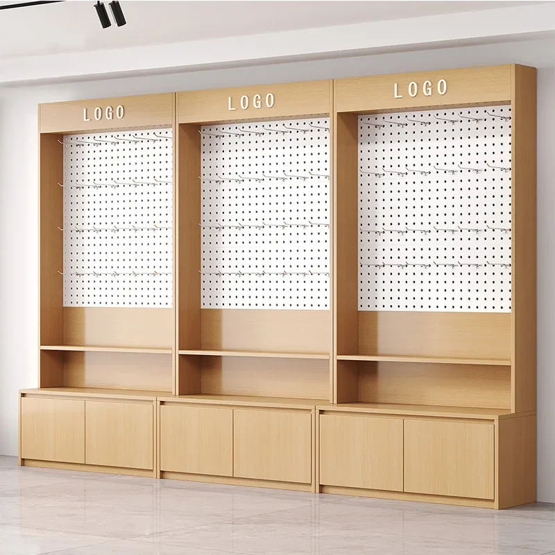 Hole board display cabinet Supermarket shelf Adjustable hook shelf Mobile phone accessories merchandise display shelf