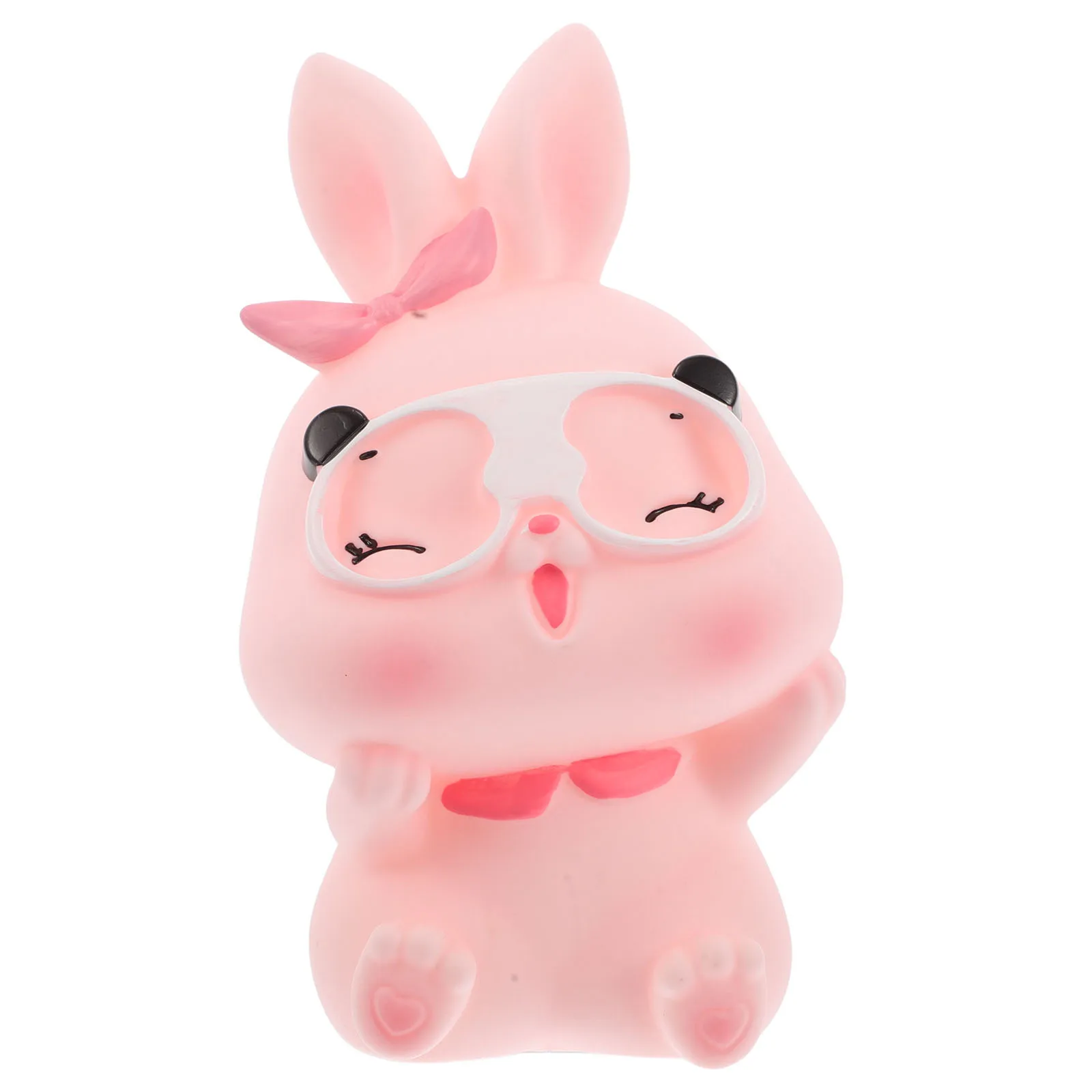 

Large Bank Kids Safe Coin and Bill Storage Box Cute Rabbit Piggy Bank for Home Nursery Desktop Decoration