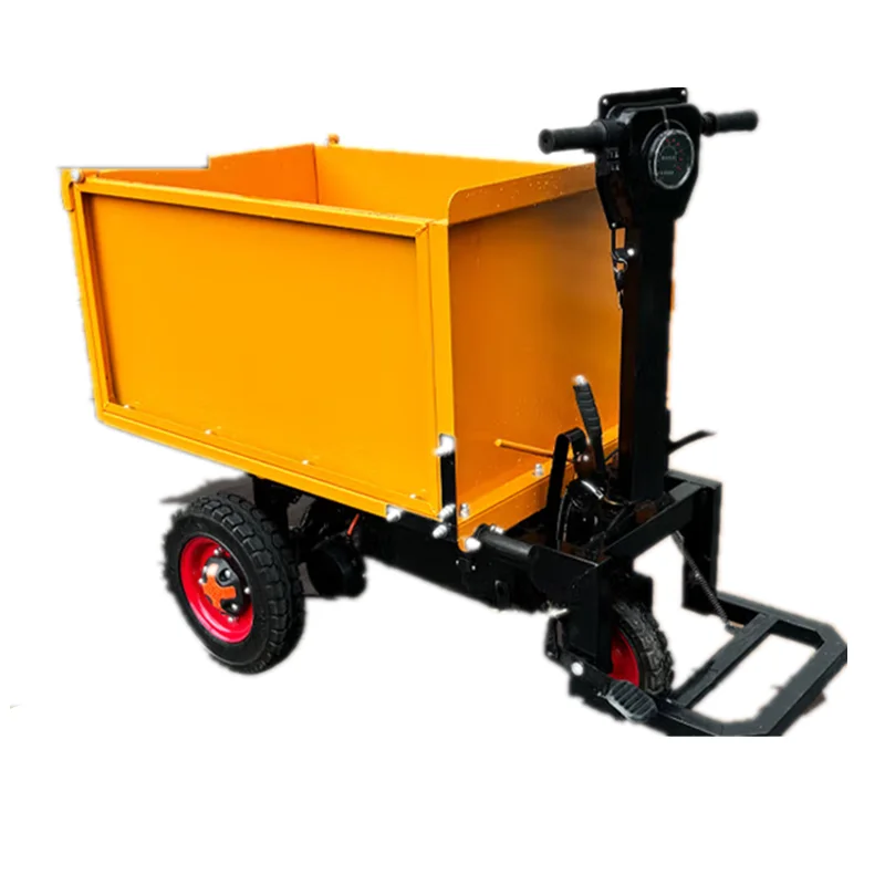 

Electric Foldable Stationary Three-Wheeler Construction Dump Truck Site Handcart Brick-Lifting Tipping Truck Manure Handling